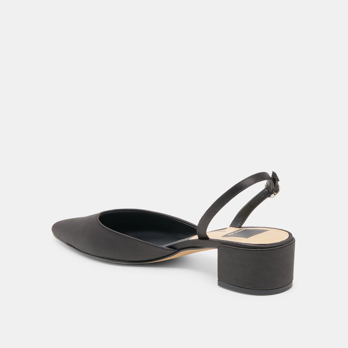 Carel Onyx Satin Heels | Dolce Vita