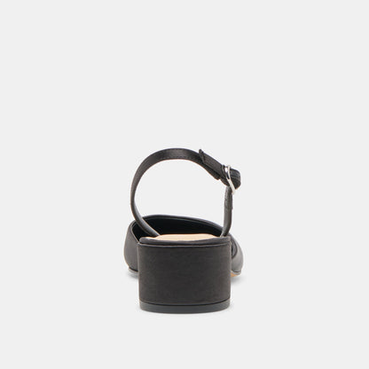 Carel Onyx Satin Heels | Dolce Vita