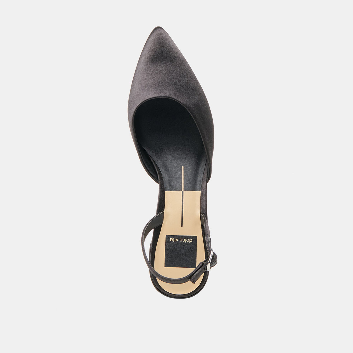 Carel Onyx Satin Heels | Dolce Vita