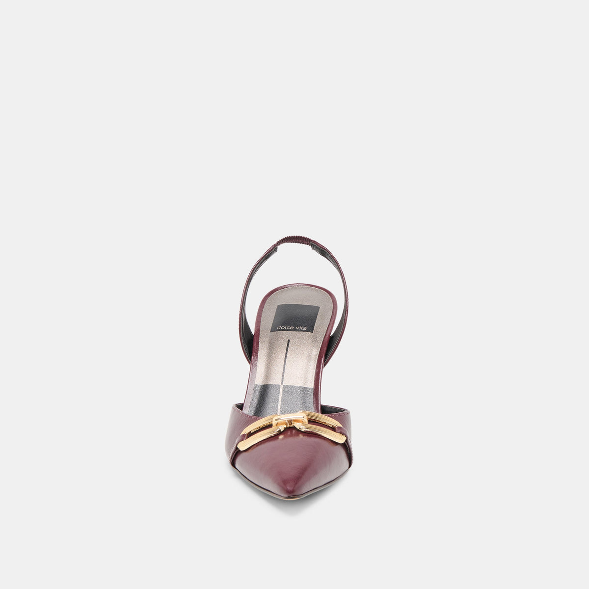 Malik Cranberry Crinkle Patent Heels | Dolce Vita