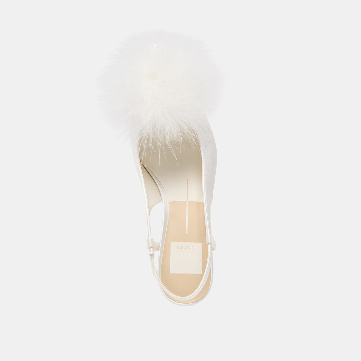 Kamy True White Satin Heels | Dolce Vita