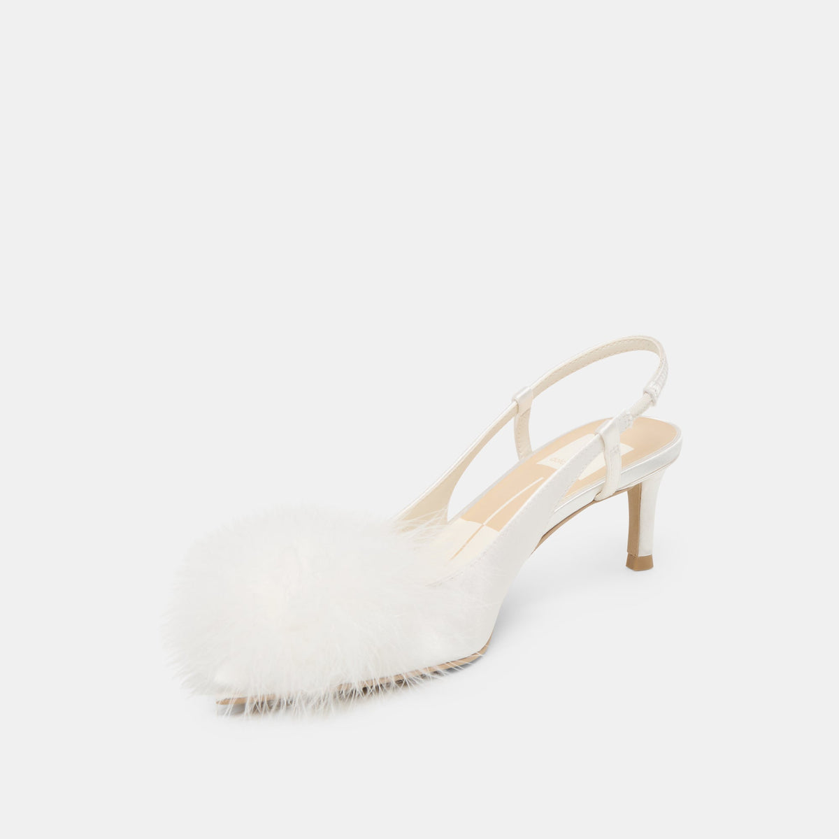Kamy True White Satin Heels | Dolce Vita