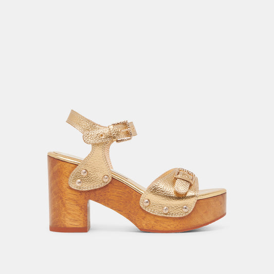 YANDY HEELS GOLD LEATHER
 – Dolce Vita | Dolce Vita