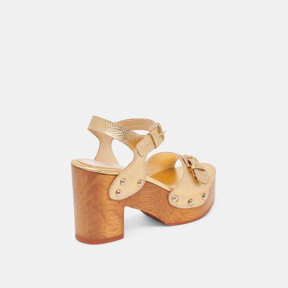 YANDY HEELS GOLD LEATHER
 – Dolce Vita | Dolce Vita