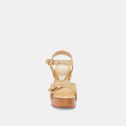 YANDY HEELS GOLD LEATHER
 – Dolce Vita | Dolce Vita