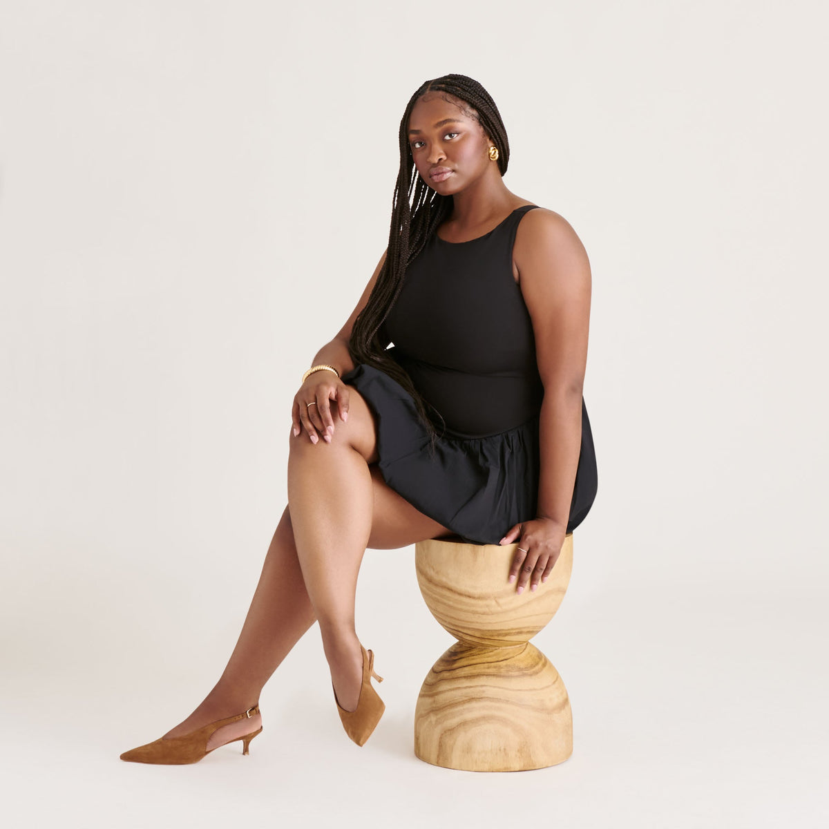 Alenna Lt Brown Suede Heels | Dolce Vita