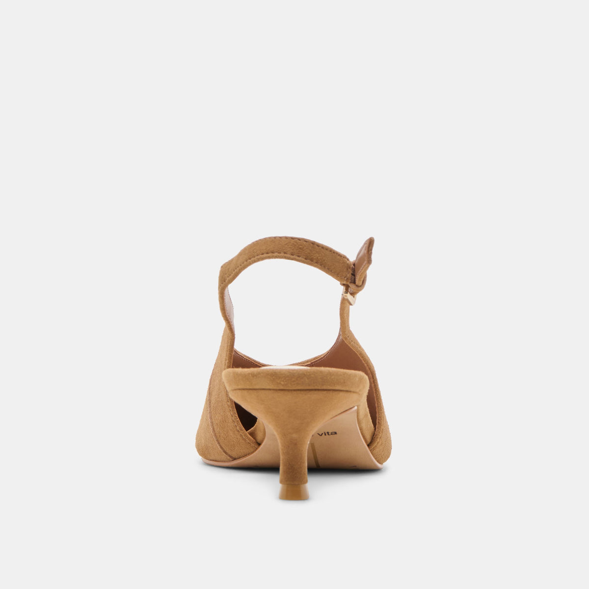 Alenna Lt Brown Suede Heels | Dolce Vita