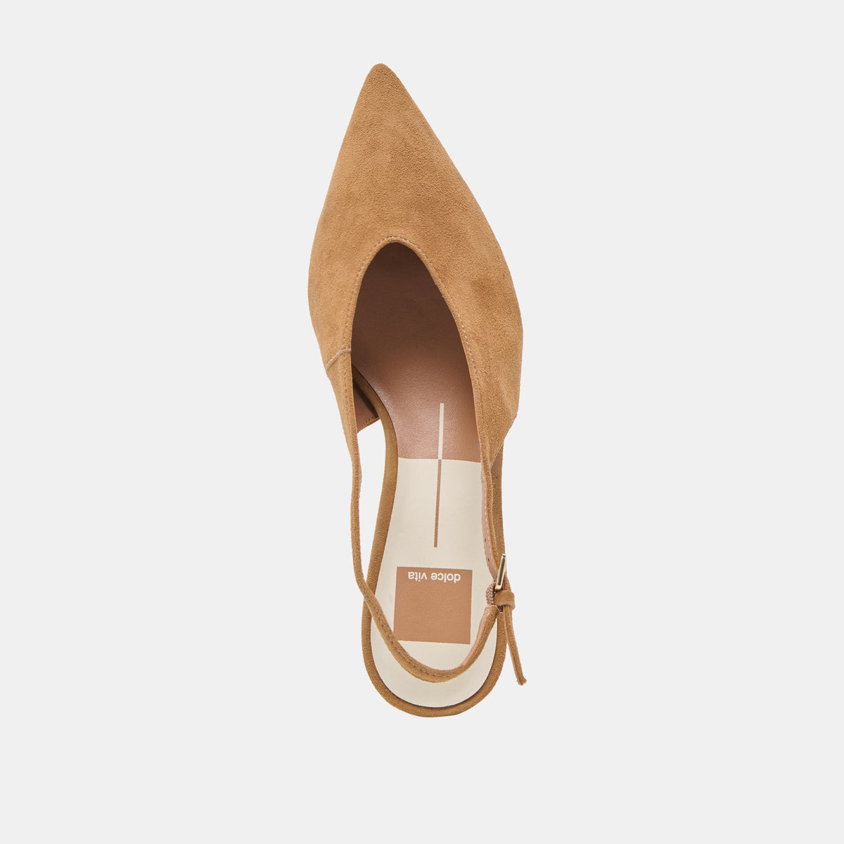 Alenna Lt Brown Suede Heels | Dolce Vita