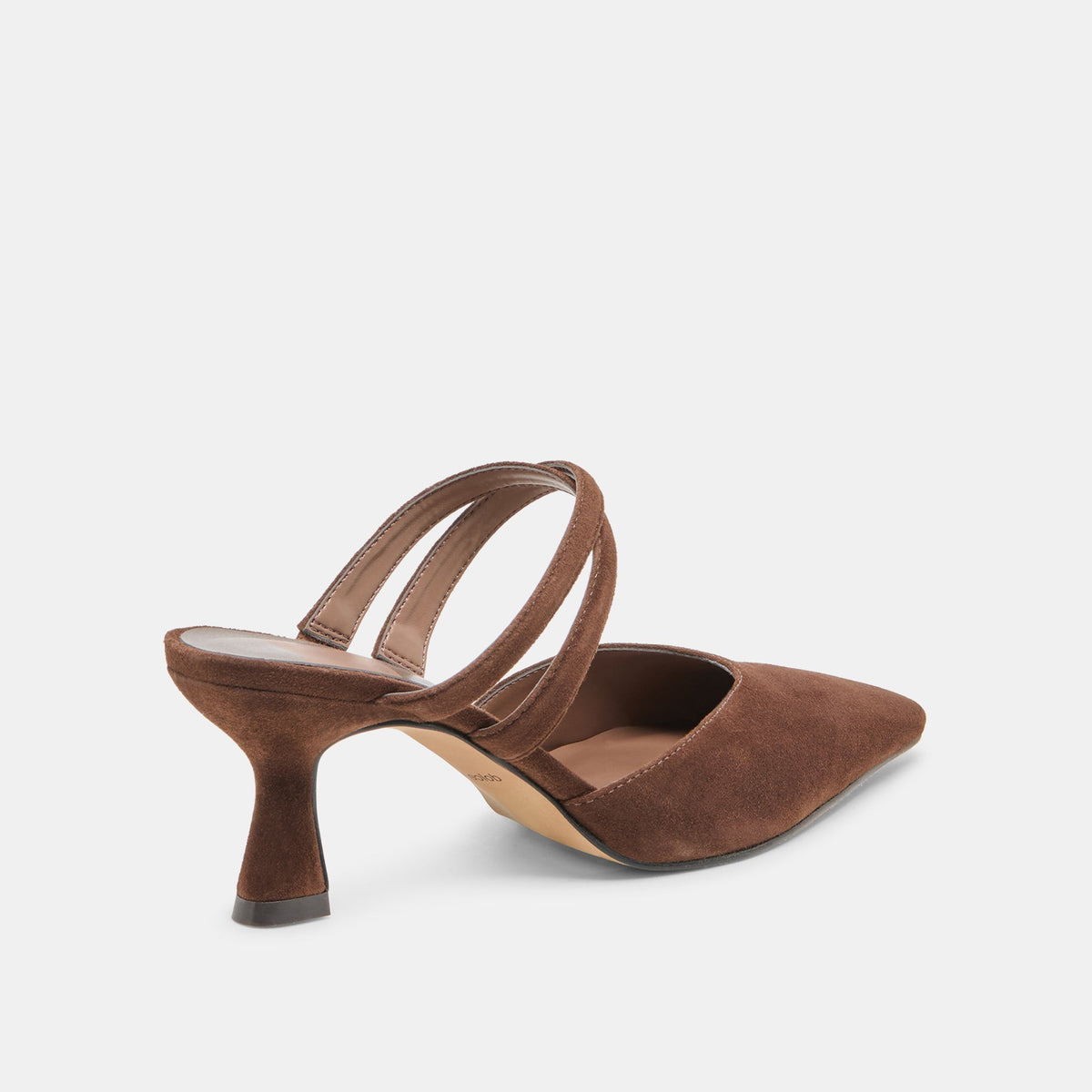 Linore Dk Brown Suede Heels | Dolce Vita