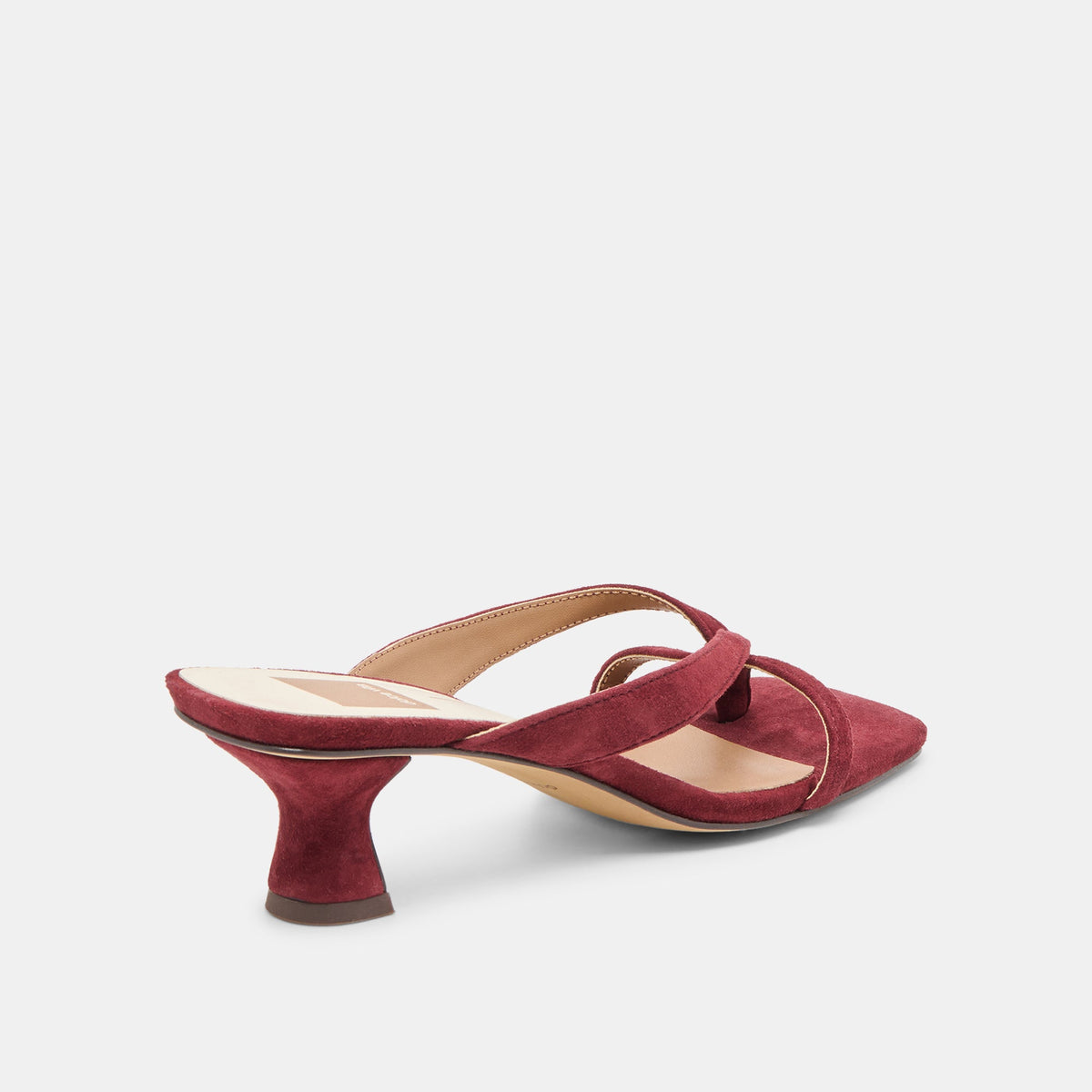 Brevel Oxblood Suede Heels | Dolce Vita