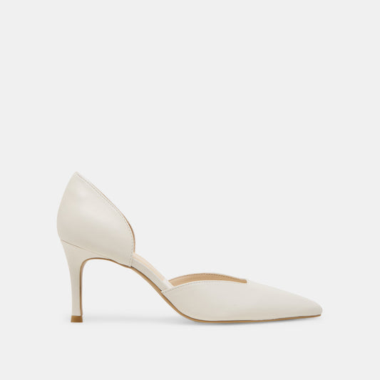 ELOY HEELS WHITE LEATHER
 – Dolce Vita | Dolce Vita