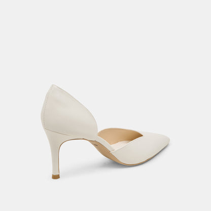 ELOY HEELS WHITE LEATHER
 – Dolce Vita | Dolce Vita
