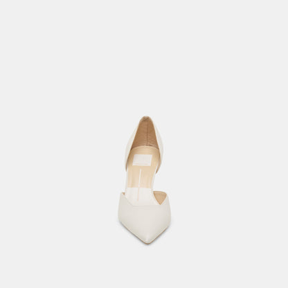 ELOY HEELS WHITE LEATHER
 – Dolce Vita | Dolce Vita