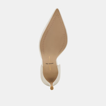 ELOY HEELS WHITE LEATHER
 – Dolce Vita | Dolce Vita
