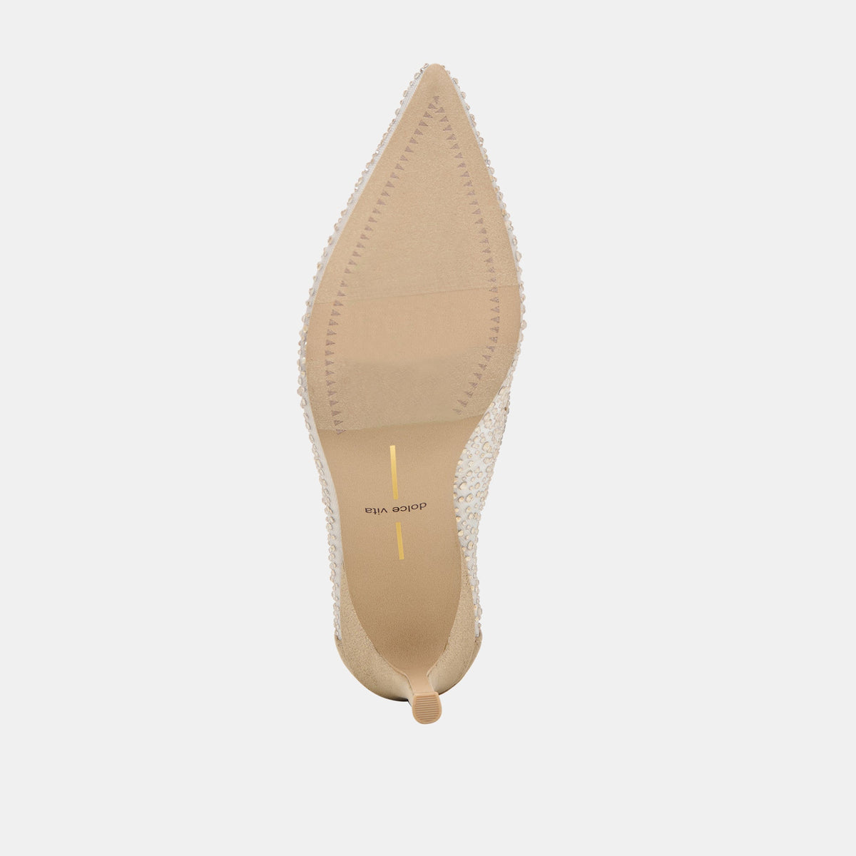 Kashe Crystal Lt Gold Mesh Heels | Dolce Vita