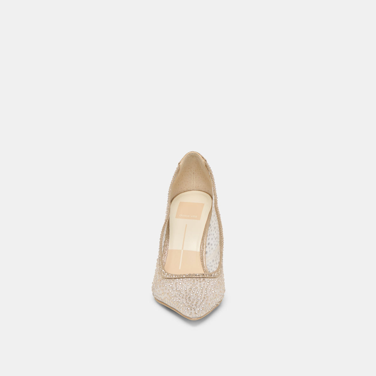 Kashe Crystal Lt Gold Mesh Heels | Dolce Vita