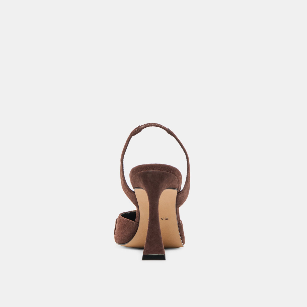 Malik Mahogany Nubuck Heels | Dolce Vita