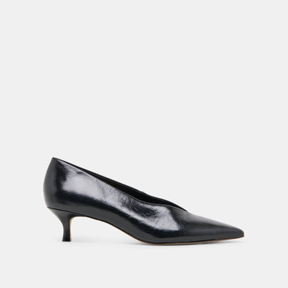 ALWYN HEELS MIDNIGHT CRINKLE PATENT
 – Dolce Vita | Dolce Vita