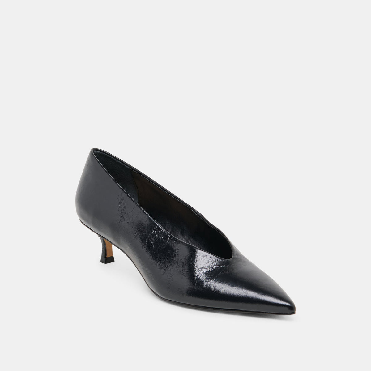 ALWYN HEELS MIDNIGHT CRINKLE PATENT
 – Dolce Vita | Dolce Vita