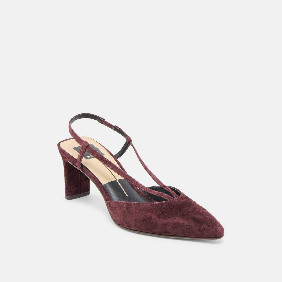 Ginay Mulberry Suede Heels | Dolce Vita