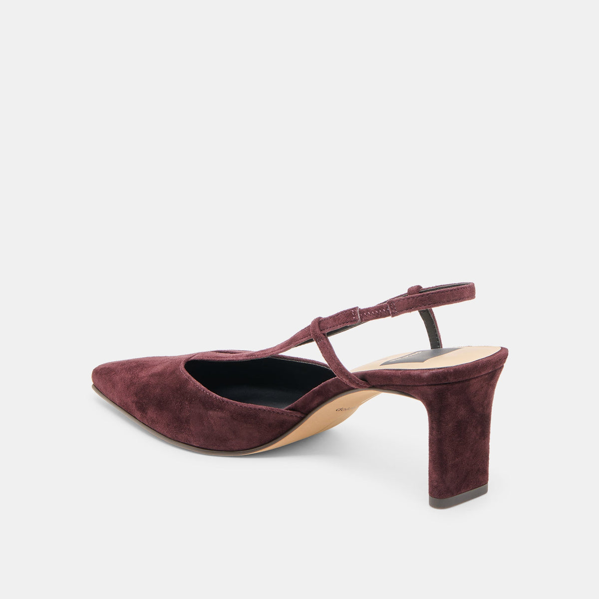 Ginay Mulberry Suede Heels | Dolce Vita