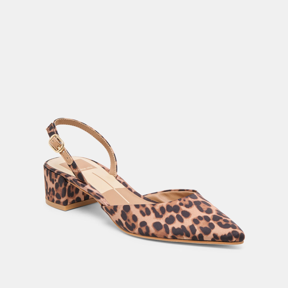 Carel Dk Leopard Satin Heels | Dolce Vita