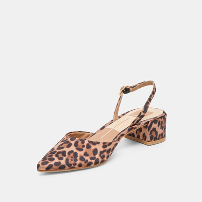 Carel Dk Leopard Satin Heels | Dolce Vita