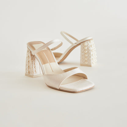JEMMY PEARL HEELS VANILLA SILK
 – Dolce Vita | Dolce Vita