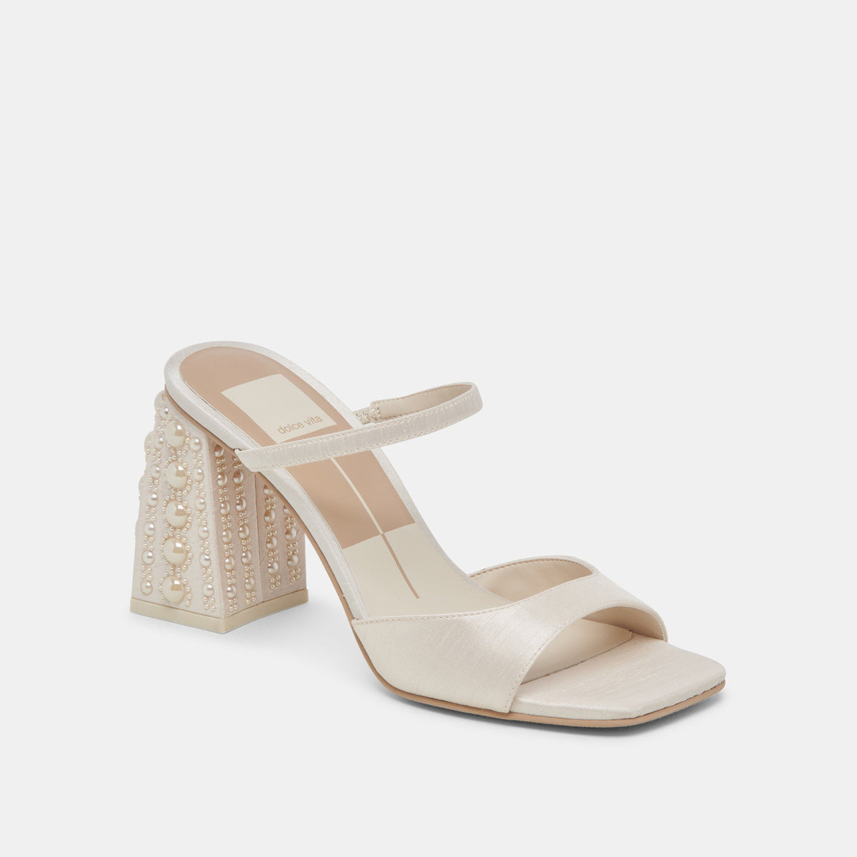 JEMMY PEARL HEELS VANILLA SILK
 – Dolce Vita | Dolce Vita