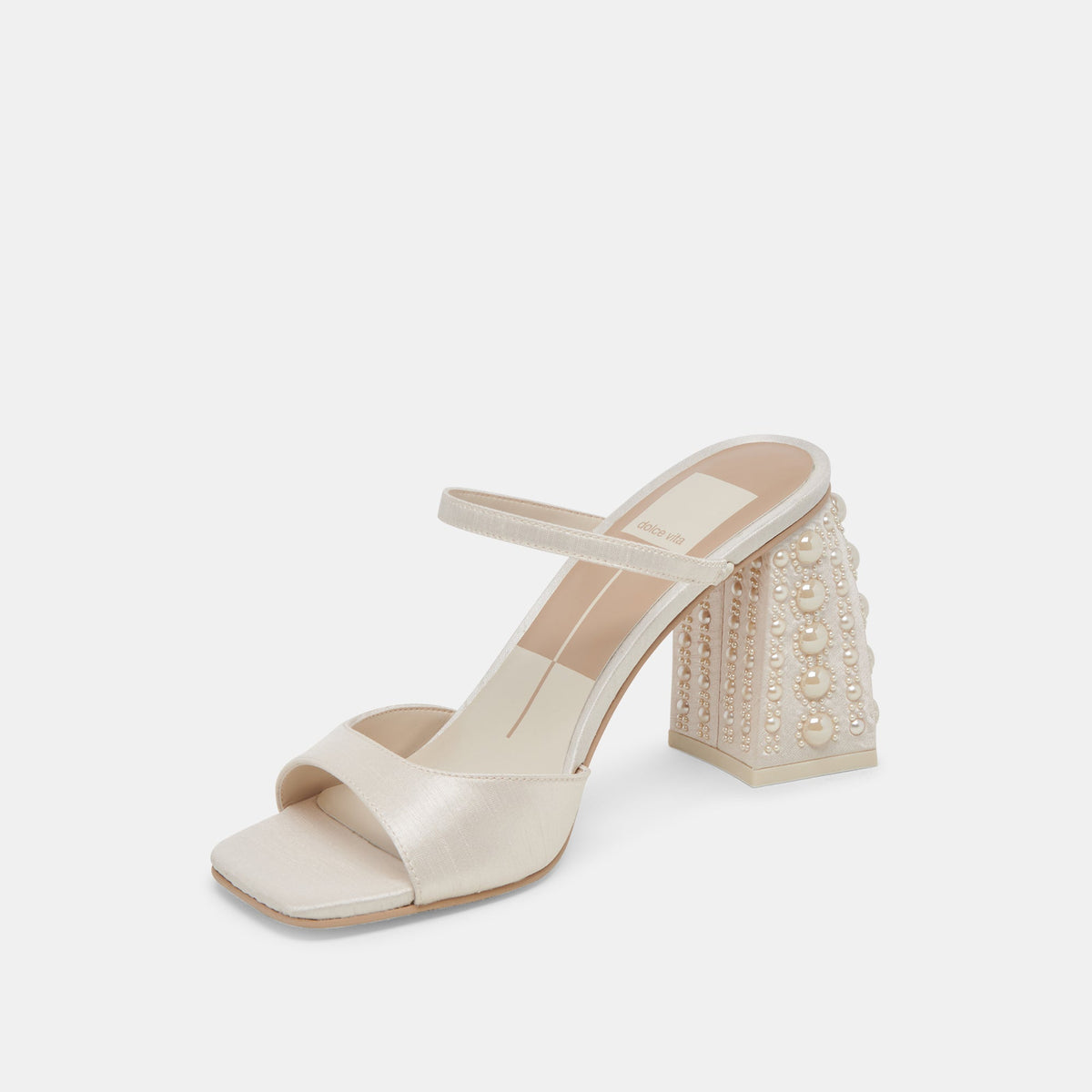 JEMMY PEARL HEELS VANILLA SILK
 – Dolce Vita | Dolce Vita