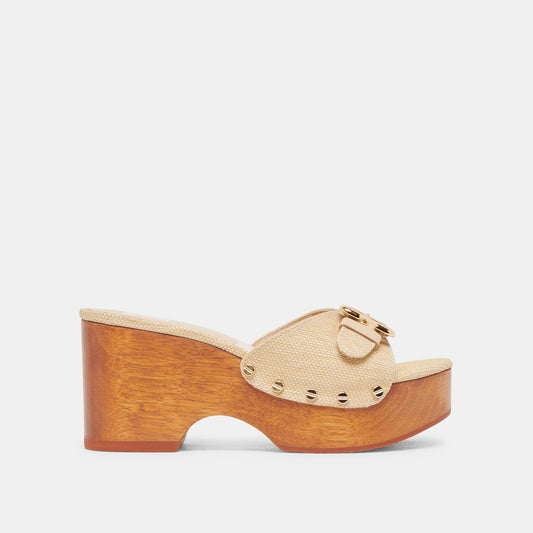 YALAH HEELS LT NATURAL RAFFIA
 – Dolce Vita | Dolce Vita
