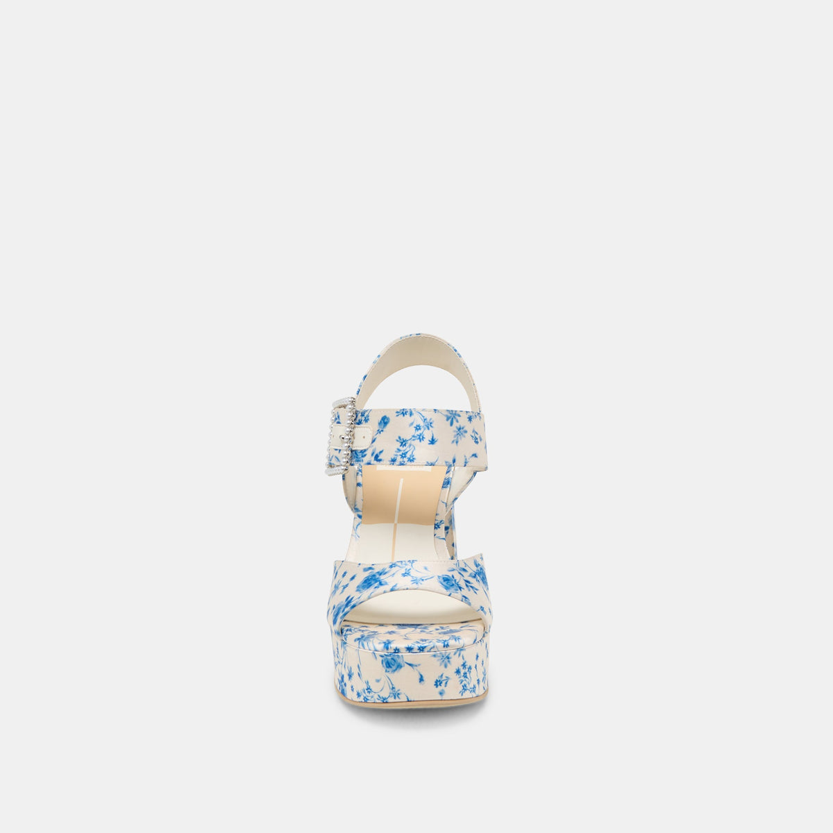 Bobby Pearl Blue Floral Satin Heels | Dolce Vita