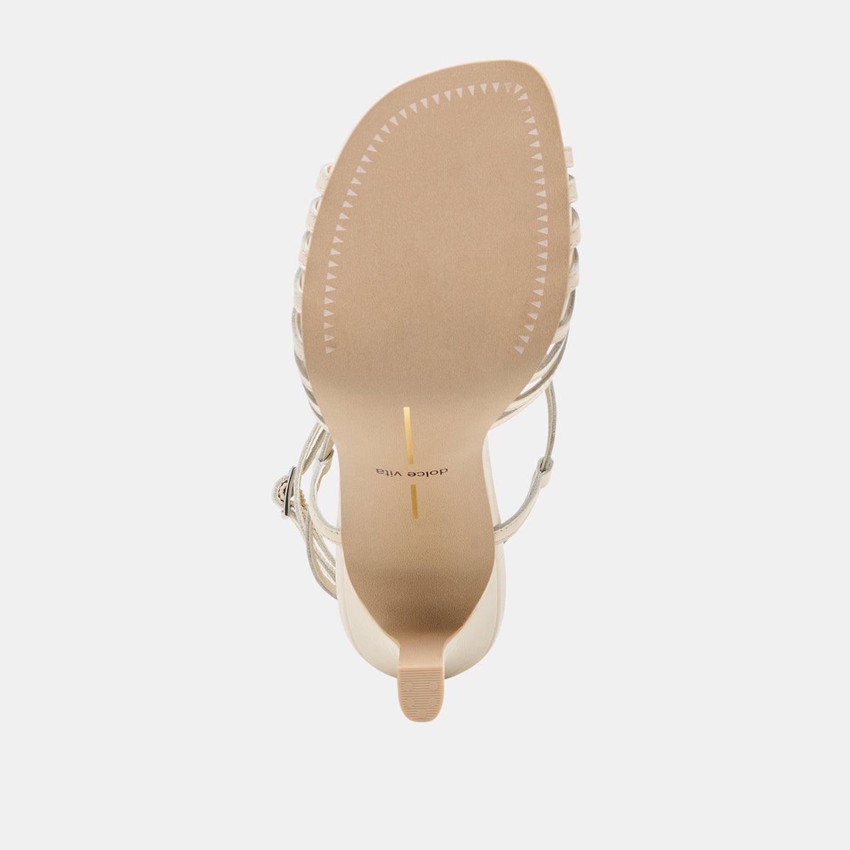 Nivana Off White Crinkle Patent Heels | Dolce Vita