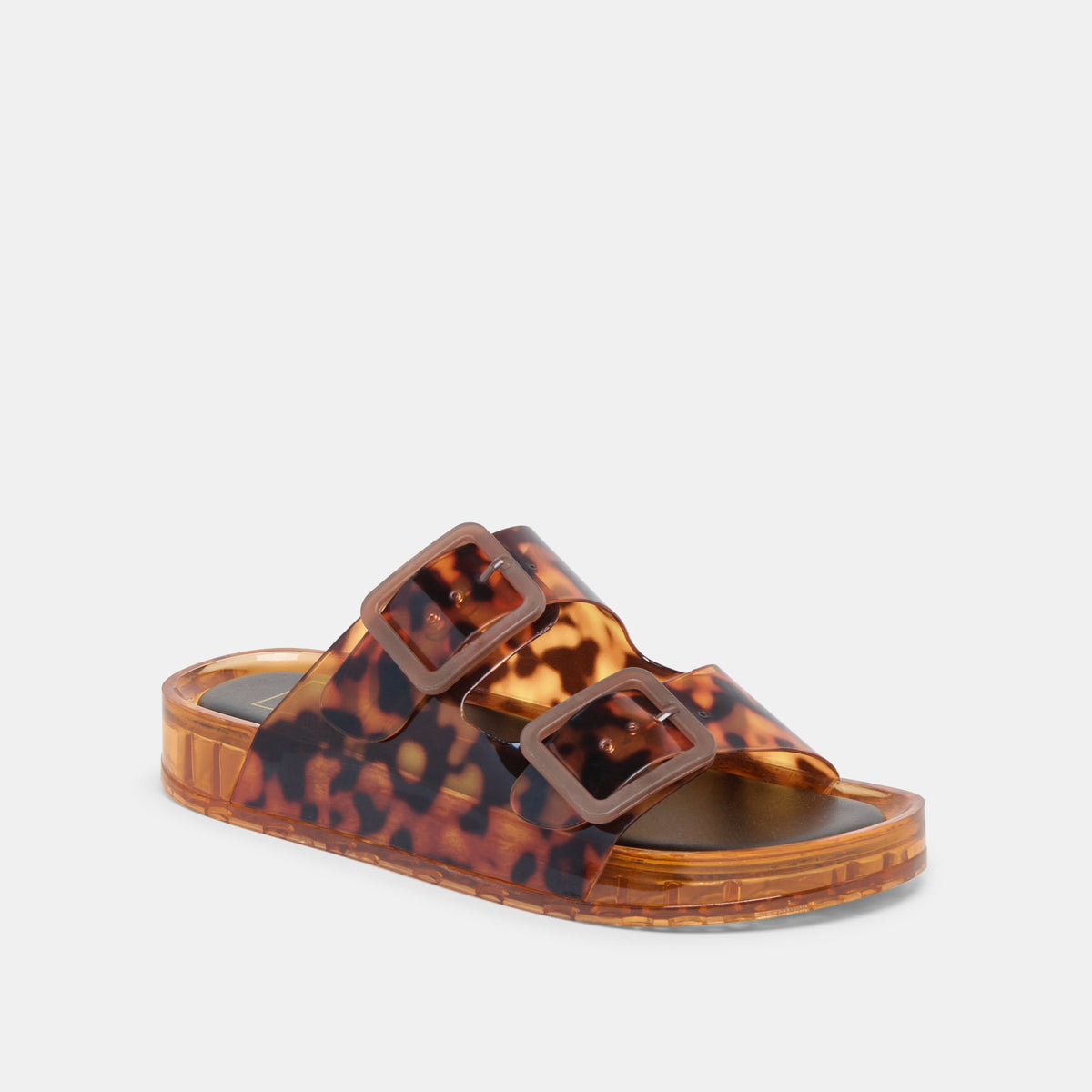 Julio Tortoise Vinyl Sandals | Dolce Vita