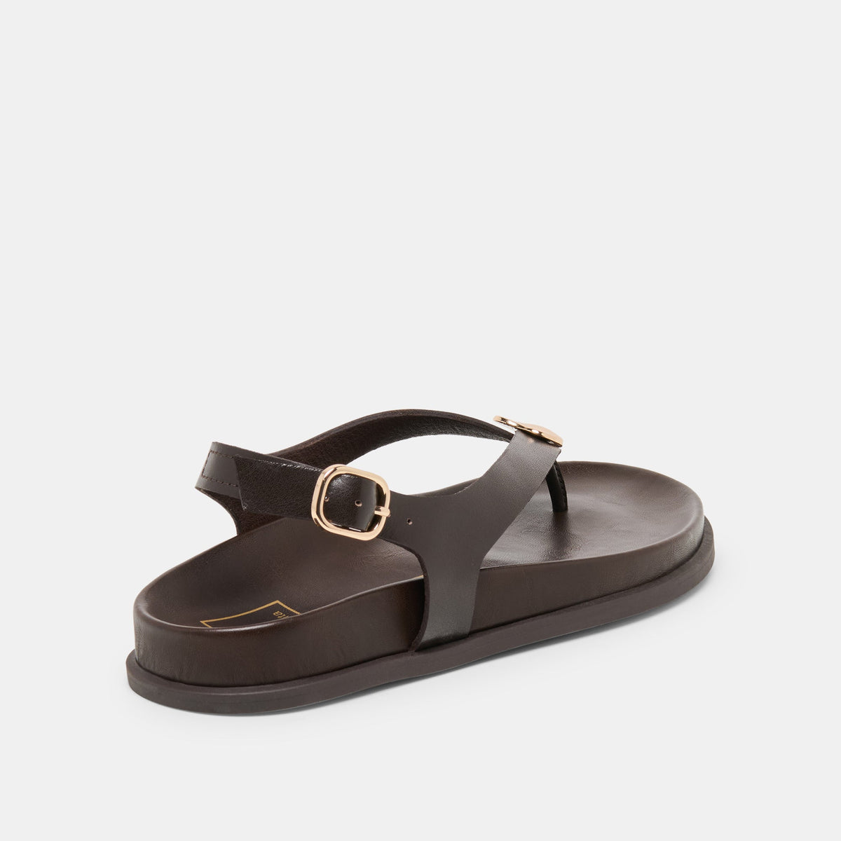 Jony Dk Brown Leather Sandals | Dolce Vita