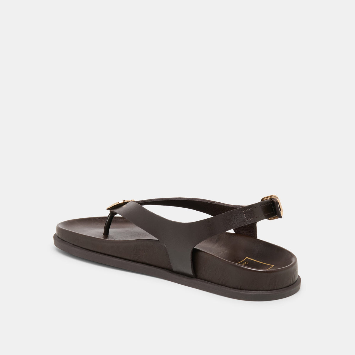 Jony Dk Brown Leather Sandals | Dolce Vita