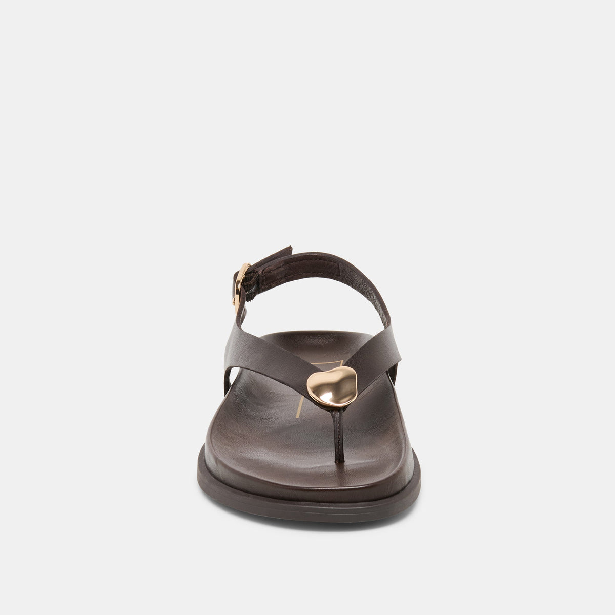 Jony Dk Brown Leather Sandals | Dolce Vita