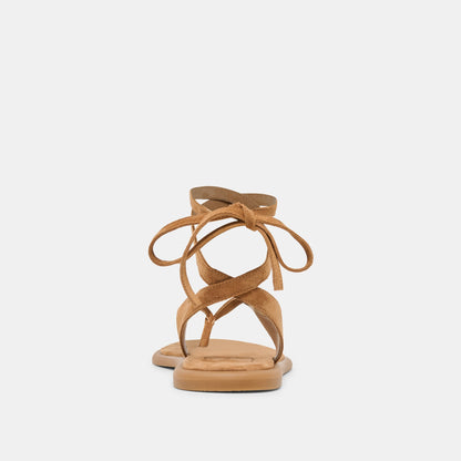 Jayden Teak Suede Sandals | Dolce Vita