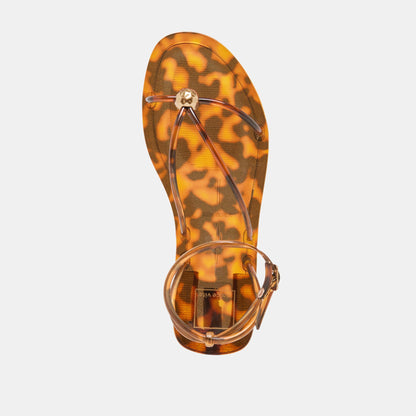 Kenley Vinyl Tortoise Jelly Sandals | Dolce Vita