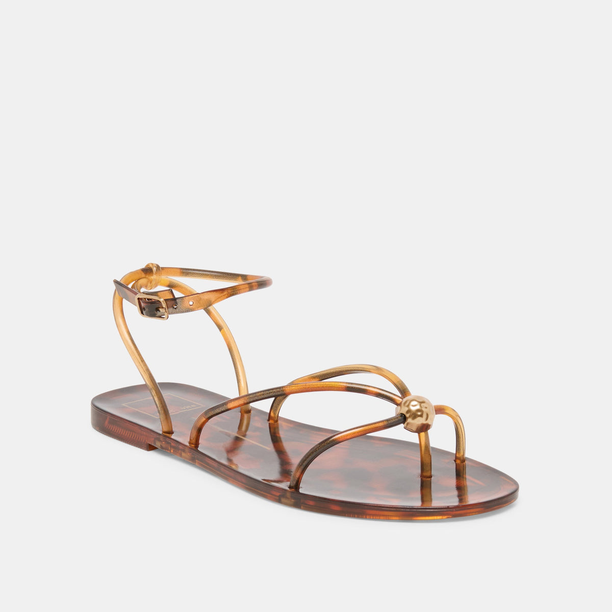 Kenley Vinyl Tortoise Jelly Sandals | Dolce Vita