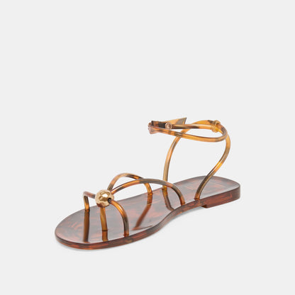 Kenley Vinyl Tortoise Jelly Sandals | Dolce Vita