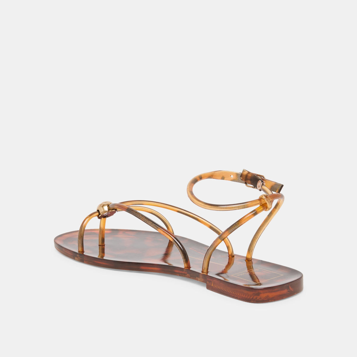 Kenley Vinyl Tortoise Jelly Sandals | Dolce Vita