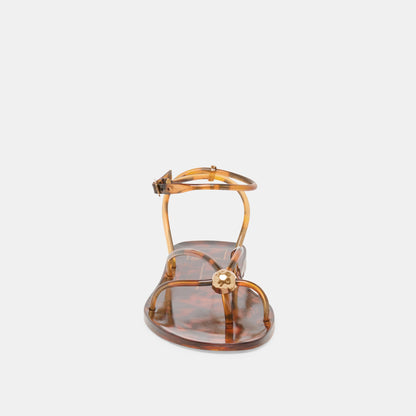 Kenley Vinyl Tortoise Jelly Sandals | Dolce Vita