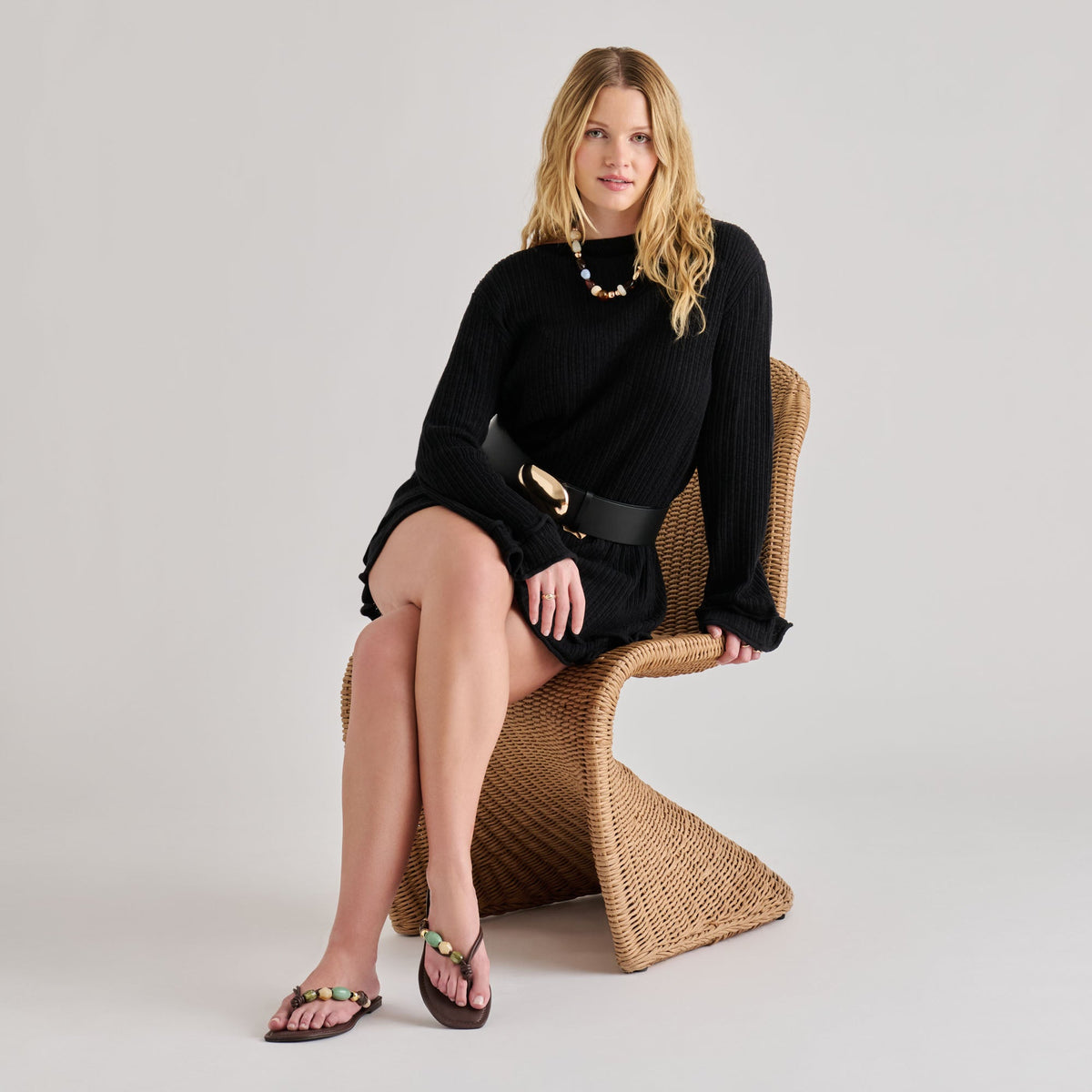 Cely Dk Brown Leather Sandals | Dolce Vita