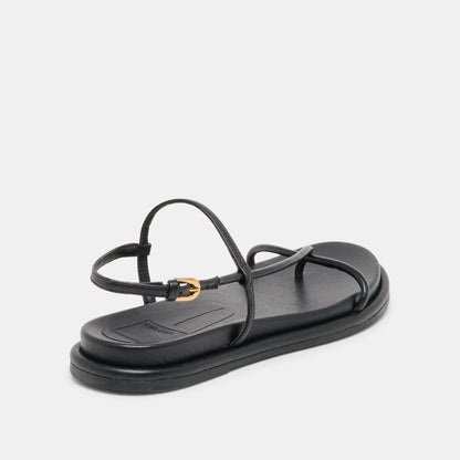 Dom Black Leather Sandals | Dolce Vita