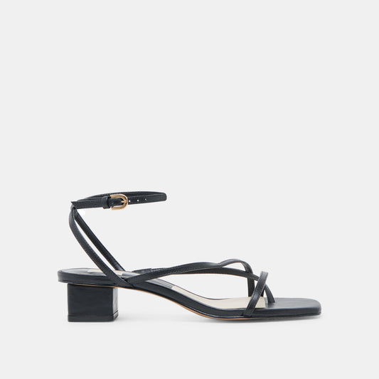 KARLOS SANDALS BLACK LEATHER
 – Dolce Vita | Dolce Vita