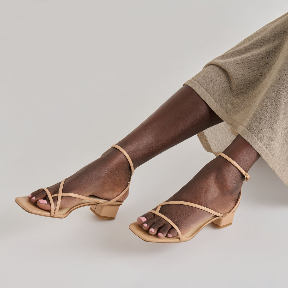Karlos Lt Tan Leather Sandals | Dolce Vita