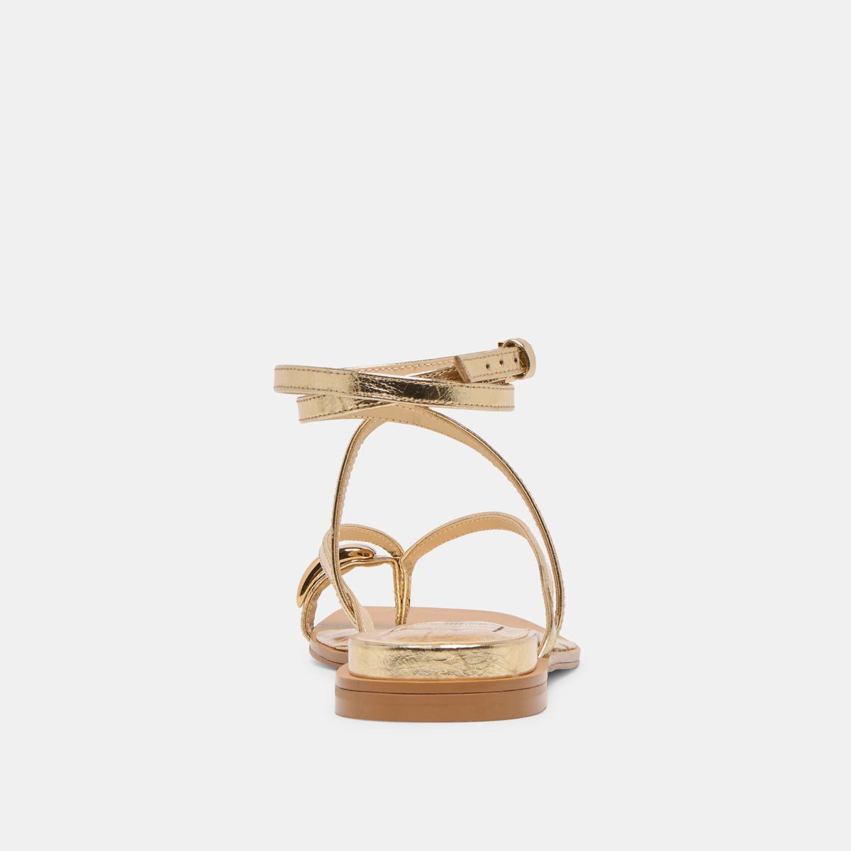 Tyrice Gold Leather Sandals | Dolce Vita