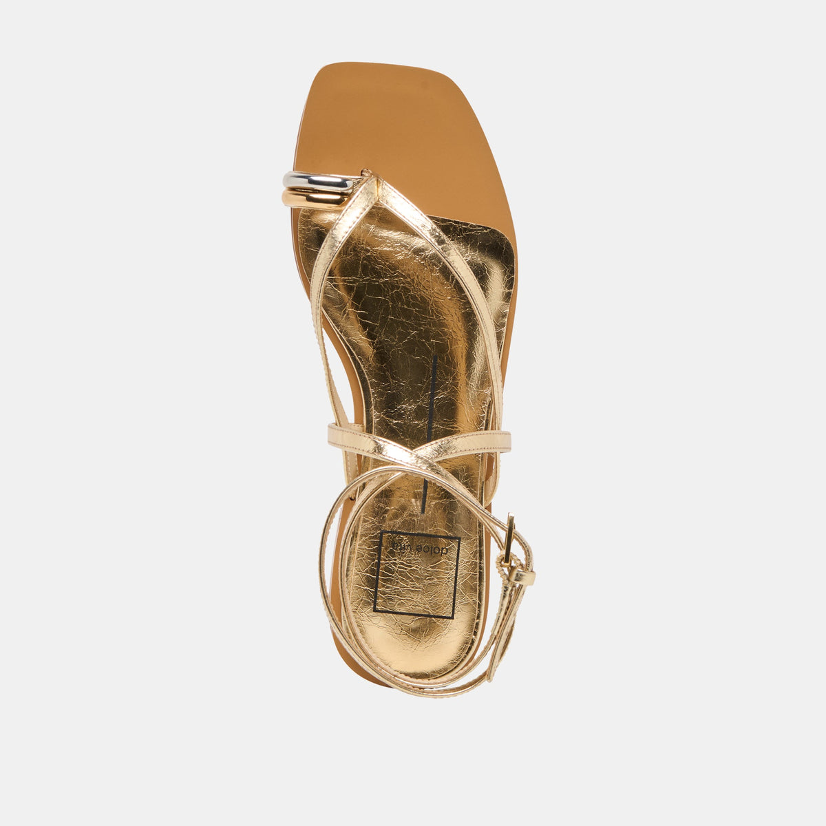 Tyrice Gold Leather Sandals | Dolce Vita