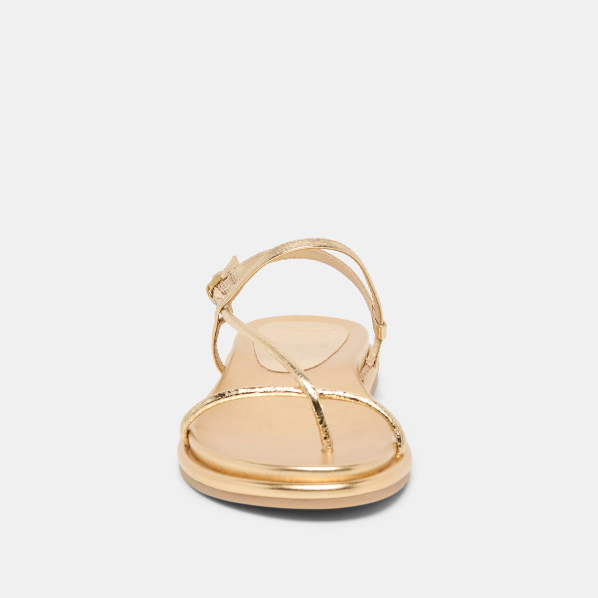Dom Gold Distressed Leather Sandals | Dolce Vita